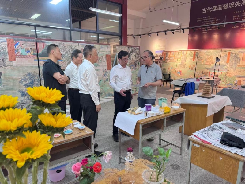 省厅领导来我院壁画研究所